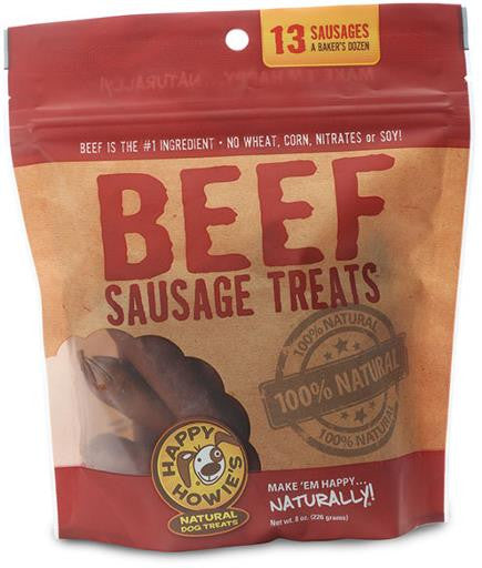 Happy Howie's Dog Beef Sausage BKRDZ 4" 9OZ