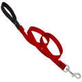 LupinePet Basic Solids Red Dog Leash - 3/4 in x 6 ft