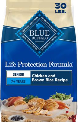 Blue Buffalo Life Protection Formula Senior Chicken & Brown Rice Dry Dog Food - 30 lb