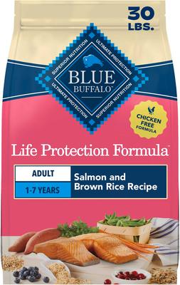 Blue Buffalo Life Protection Formula Adult Salmon & Brown Rice Dry Dog Food - 30 lb