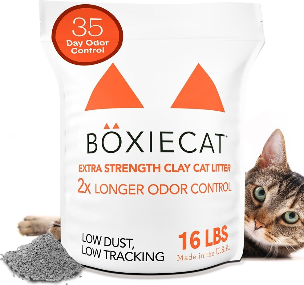 Boxiecat Extra Strength Multi-Cat Clumping Clay Litter - 16 lb