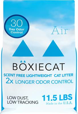 Boxiecat Air Unscented Lightweight Clumping Cat Litter - 11.5 lb