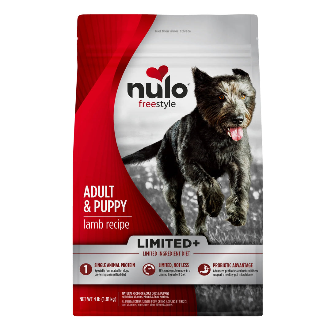 Nulo Freestyle Limited+ Grain-Free Lamb Recipe Dry Dog Food - 4 lb