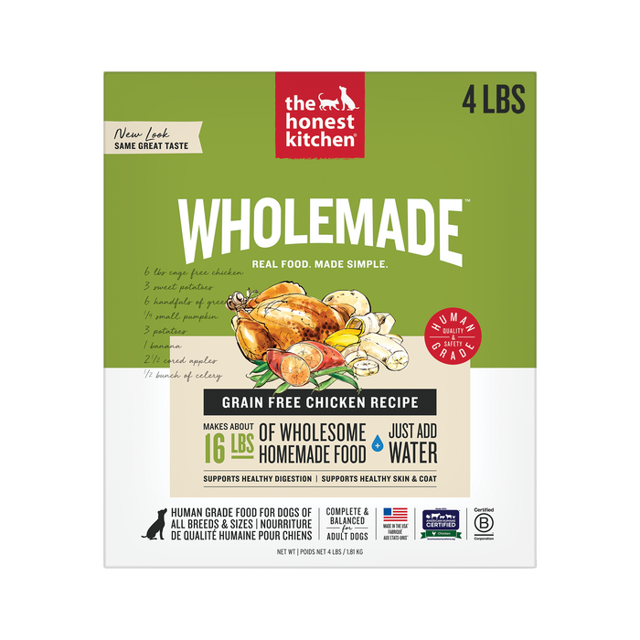 The Honest Kitchen Wholemade Grain Free Chicken 4 lb
