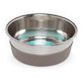 Messy Mutts Stainless Steel Non-Slip Dog Bowl - Large