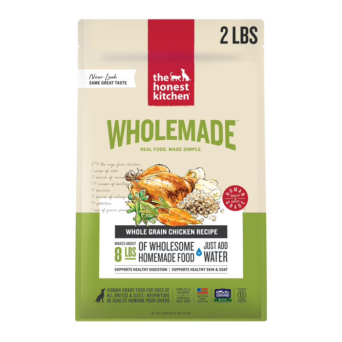 The Honest Kitchen Wholemade Whole Grain Chicken 2 lb