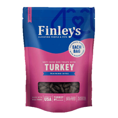 Finley's Soft Chew Bites Turkey Dog Treats - 6 oz