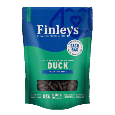 Finley's Soft Chew Bites Duck Dog Treats - 6 oz