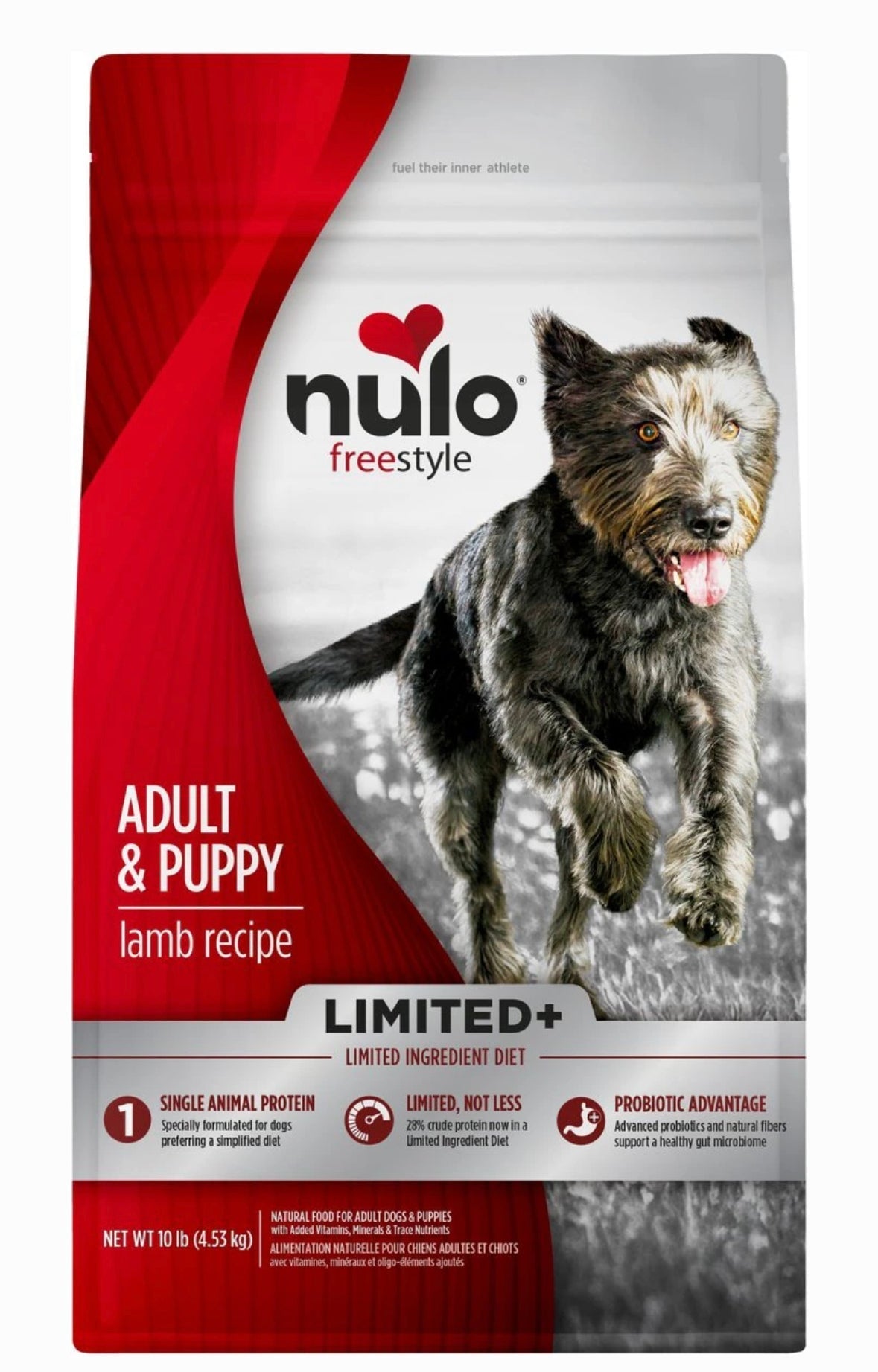 Nulo Freestyle Limited+ Grain-Free Lamb Recipe Dry Dog Food - 10 lb