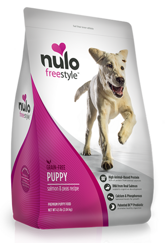 Nulo Freestyle Grain-Free Salmon Recipe Puppy Dry Dog Food - 4.5 lb
