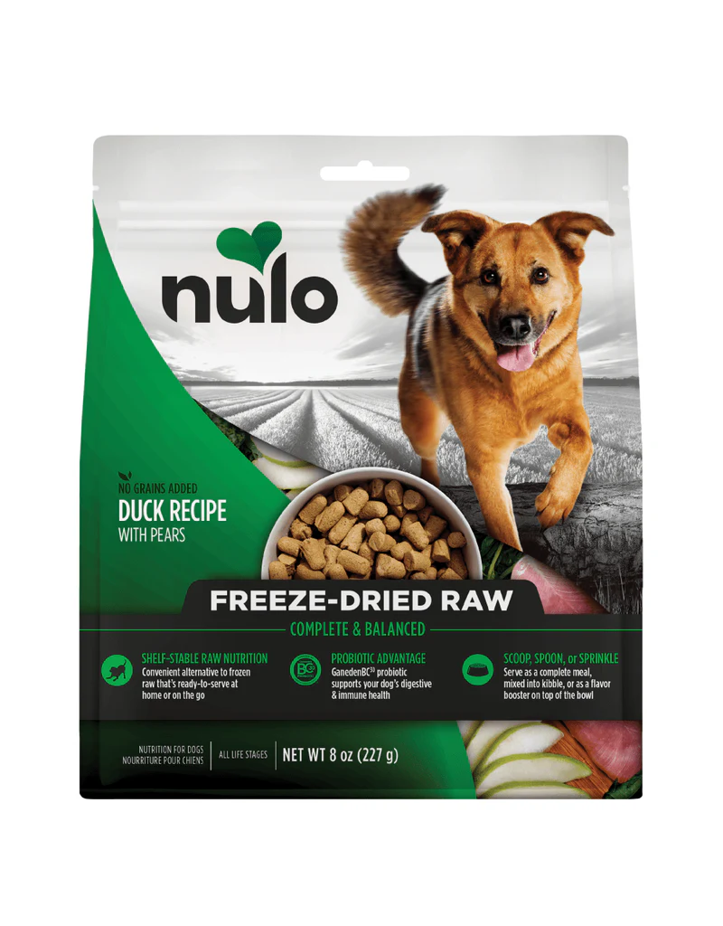 Nulo Freeze-Dried Raw Duck Recipe Dog Food - 8 oz
