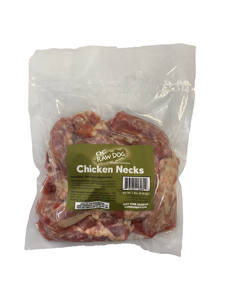 OC Raw Frozen Whole Chicken Necks - 2LB