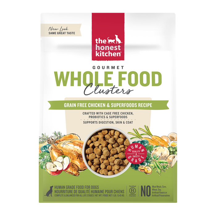 The Honest Kitchen Grain Free Chicken Whole Food Clusters 1 lb