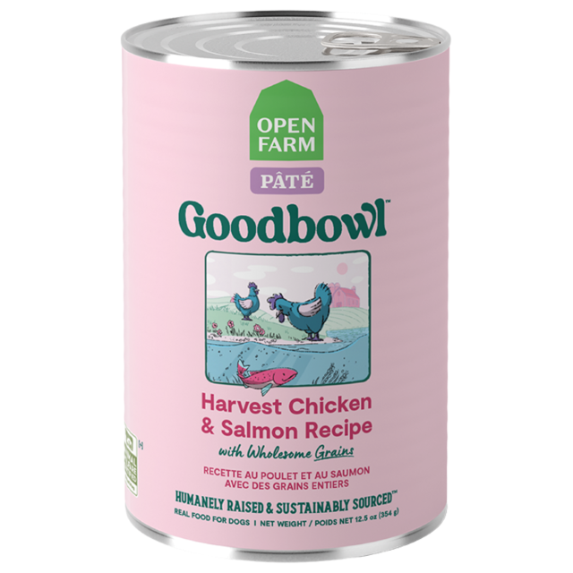Open Farm Goodbowl Harvest Chicken & Salmon Pâté with Wholesome Grains 12.5OZ