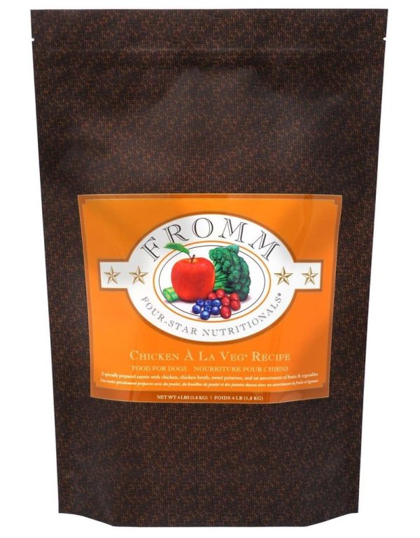 Fromm Four-Star Chicken À La Veg Recipe Dry Dog Food - 4 lb