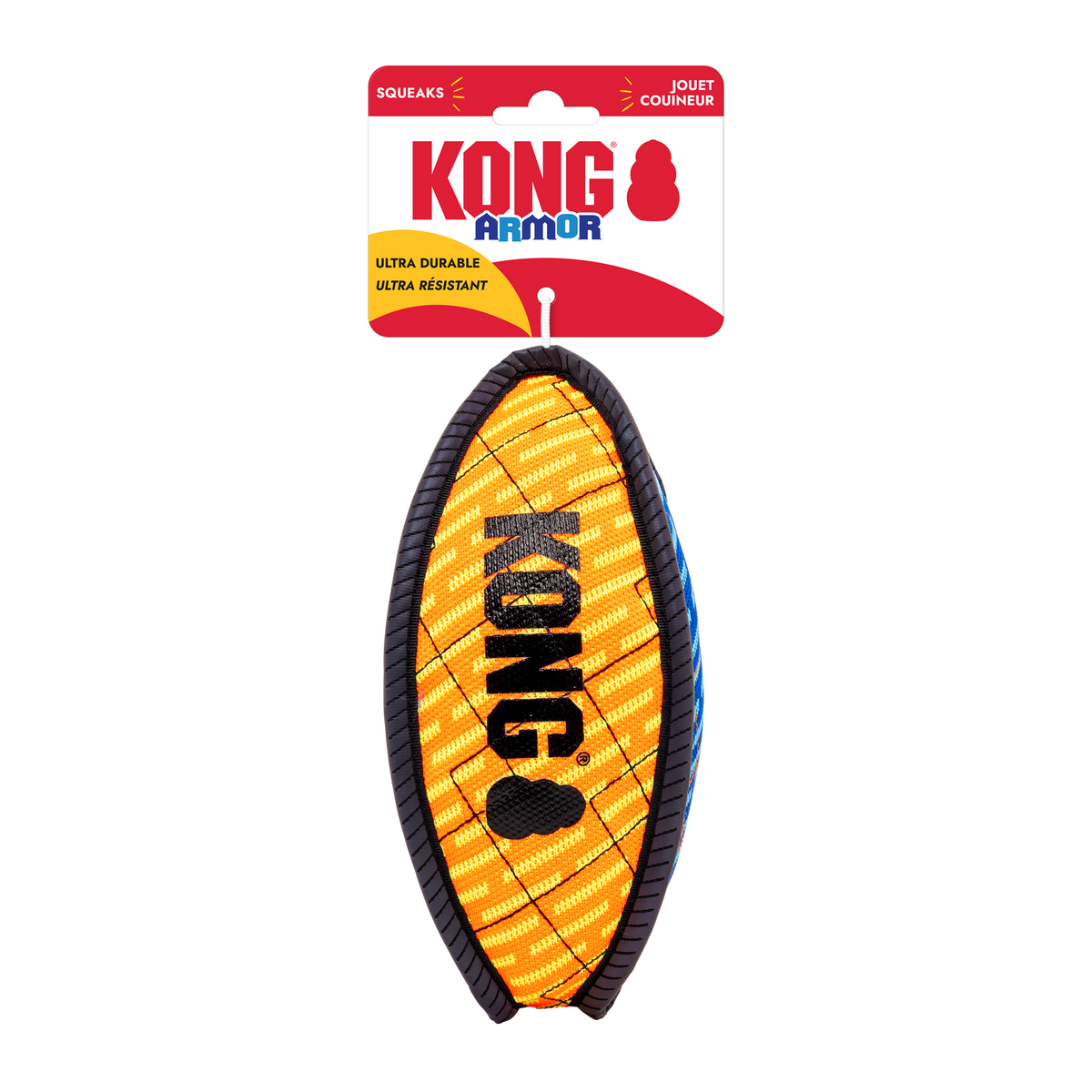 KONG Armor Football (Assorted Colors) Dog Toy - Medium