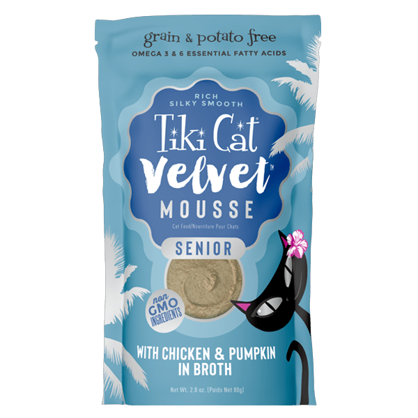 Tiki Cat Silver Chicken Mousse Senior Wet Cat Food - 2.8 oz
