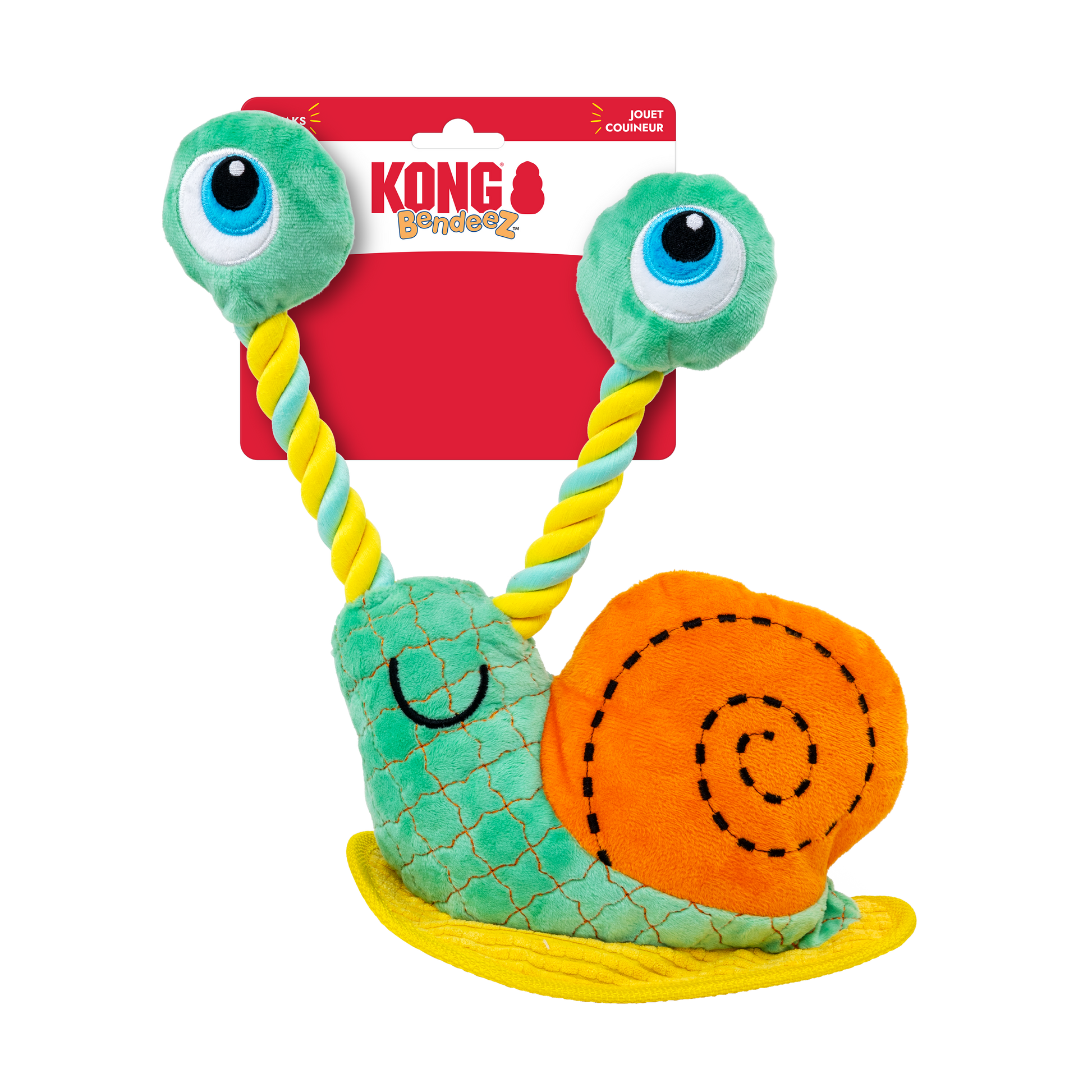 KONG Bendeez Dog Toy Snail - Large