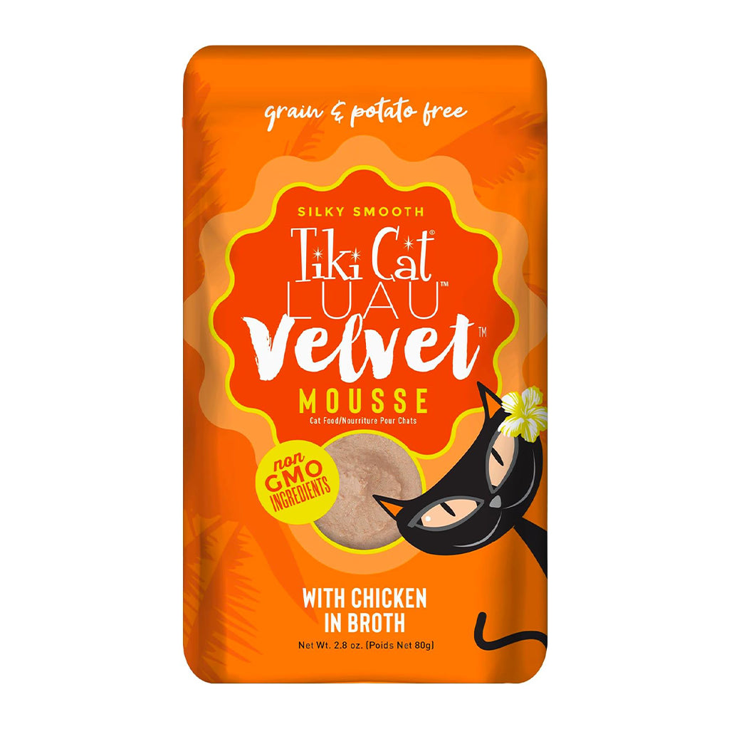 Tiki Cat Luau Velvet Mousse Chicken Wet Cat Food - 2.8 oz