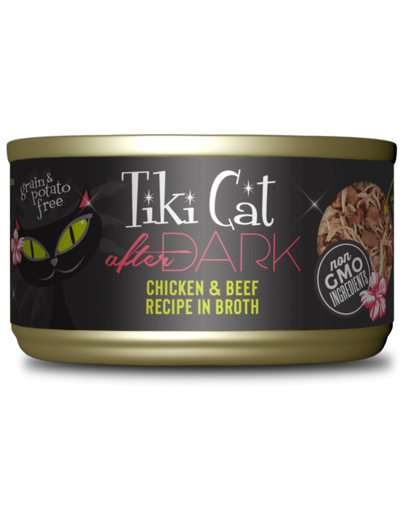 Tiki Cat After Dark Chicken & Beef Wet Cat Food - 2.8 oz