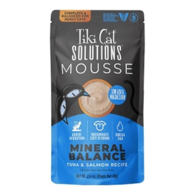 Tiki Cat Solutions Mineral Balance Mousse Wet Cat Food - 2.4 oz
