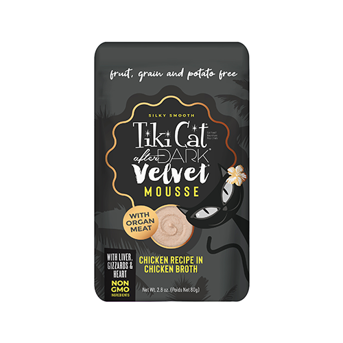 Tiki Cat After Dark Velvet Mousse Chicken Wet Cat Food - 2.8 oz