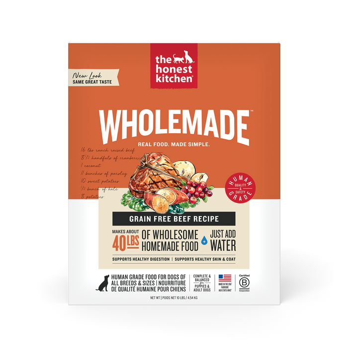 The Honest Kitchen Wholemade Grain Free Beef 4 lb