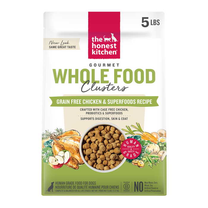 The Honest Kitchen Grain Free Chicken Whole Food Clusters 5 lb