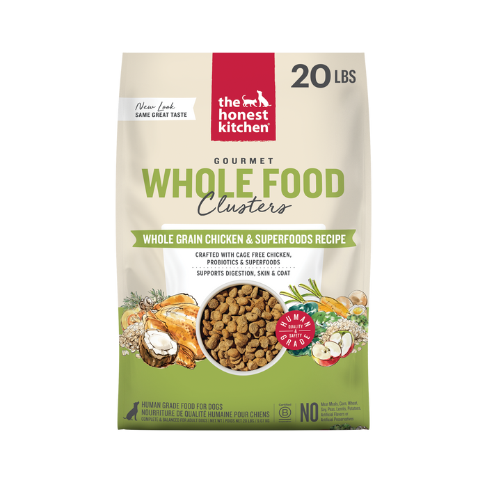 The Honest Kitchen Whole Grain Chicken Whole Food Clusters 20 lb