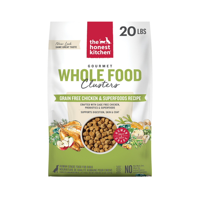 The Honest Kitchen Grain Free Chicken Whole Food Clusters 20 lb
